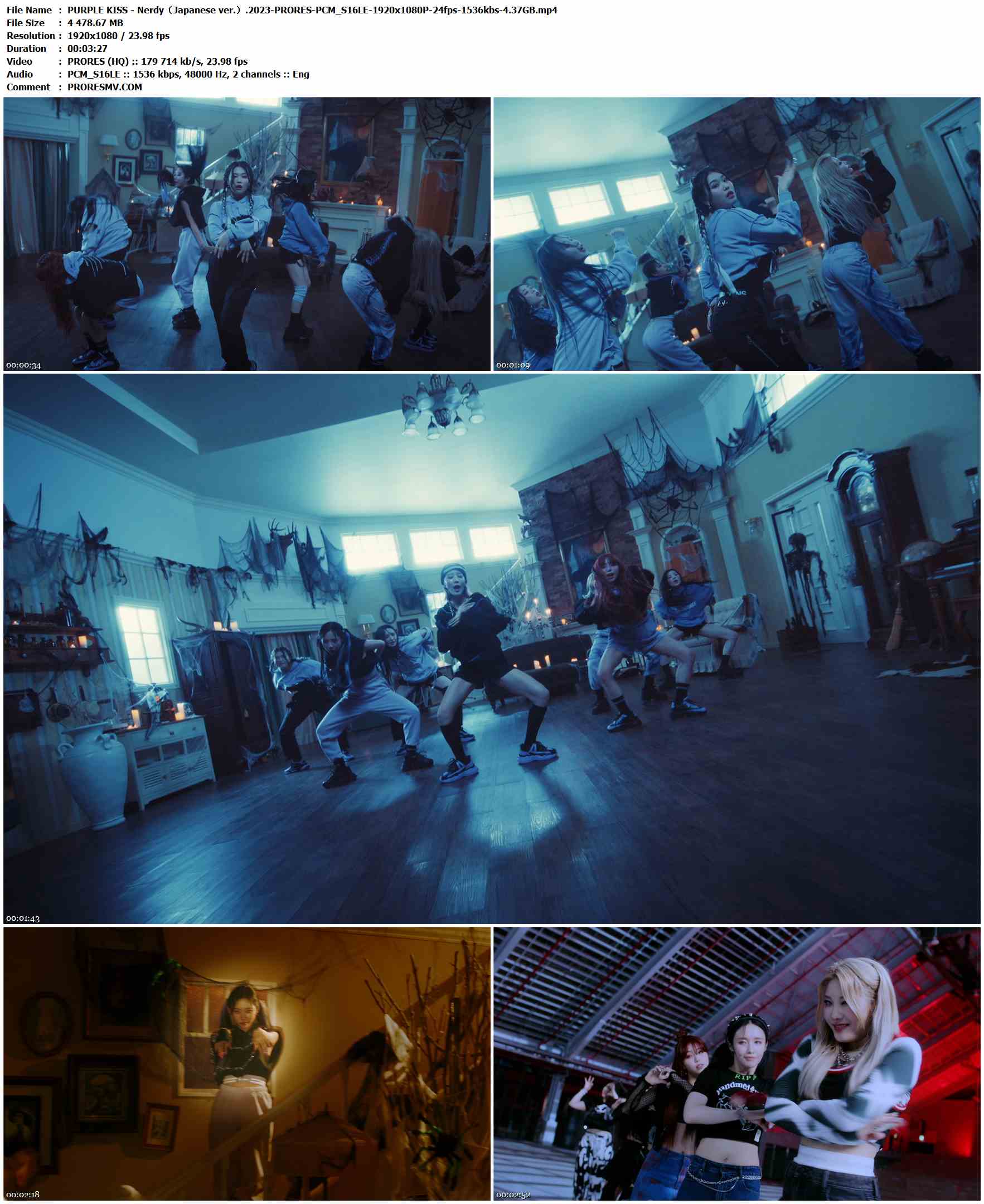 PURPLE KISS - Nerdy（Japanese ver.）.2023-PRORES-PCM_S16LE-1920x1080P-24fps-1536kbs-4.37GB官方MV_高清MV